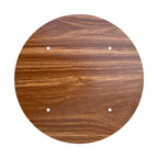 Rosone XXL Rose-One rund, Durchmesser 400 mm mit 4 Löchern und 4 seitlichen Löchern – Holz – Ansicht 3