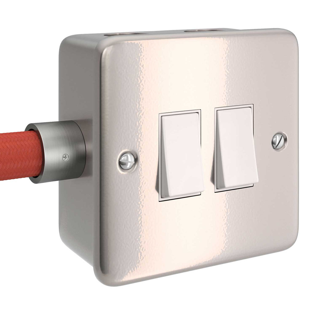 Metall-Aufputzgehäuse mit Doppel-Schalter für Creative-Tube – Ansicht 2