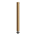 Zylindrische Metallzugentlastung Länge 15 cm mit Gewindestange, Mutter und Unterlegscheibe – Satinbronze