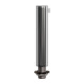 Zylindrische Metall-Zugentlastung, 7 cm lang, mit Stange, Mutter und Unterlegscheibe – Chrom