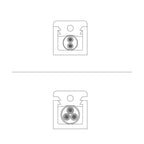 Set 4 Cube Clip Transparent – Mini Deckenpin für Textilkabel – Ansicht 7