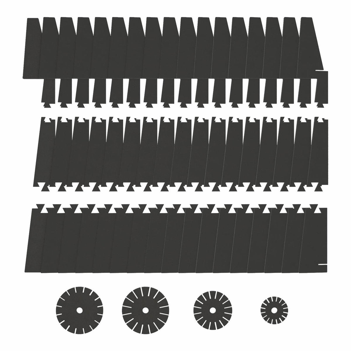 SHHINE Stehleuchte aus schallabsorbierendem Material – Schwarz melange – Ansicht 5