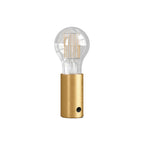 SI! Tragbare 5V-Lampe mit A60-Leuchtmittel – Satiniertes Bronze