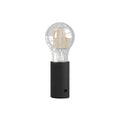 SI! Tragbare Lampe mit 5V und A60 Glühbirne – Schwarz