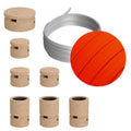 Filé Linear-System-Kit – mit Kabel CF15 5 m für Lichterkette und 7 Holzelementen für den Innenbereich