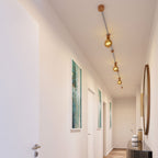 Filé Linear System-Kit – mit CM02-Kabel, 5 m lang, für Lichterketten und 7 Holzelementen für den Innenbereich – Ansicht 2