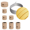 Filé Linear System-Set - mit CM10 Seil (5 m) für Lichterkette und 7 Holzelementen für den Innenbereich