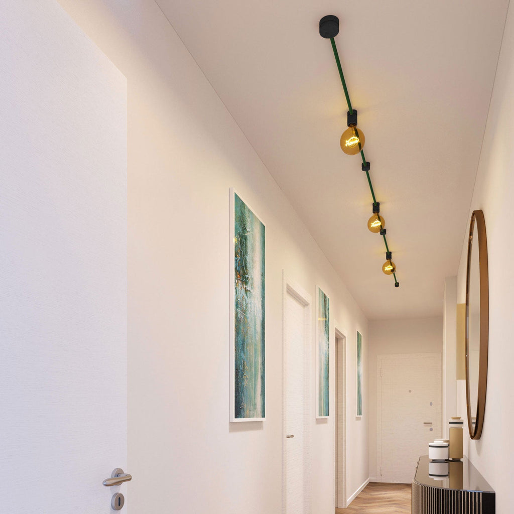 Filé Linear-Kit – mit 5 m CM21-Kabel für Lichterketten und 7 schwarz lackierten Holzelementen für den Innenbereich – Ansicht 2