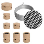 Filé Linear-System-Kit – mit CZ04-Kabel (5 m) für Lichterkette und 7 Holzelementen für den Innenbereich