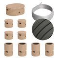 Filé Symmetric Kit-System – mit 5 m CM03-Kabel für Lichterkette und 9 Holzelementen für Innenräume