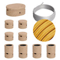 Filé Symmetric Kit – System mit CM05-Leitung 5 m für Lichterketten und 9 Holzelementen für den Innenraum
