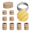 Filé Symmetric System Kit – mit 5 m CM10-Kabel für Kettenlichter und 9 Holzteilen für den Innenbereich