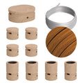 Filé Symmetric System Kit – mit 5 m CM22-Kabel für Lichterkette und 9 Holzkomponenten für Innenräume