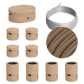 Filé Symmetric System Kit – mit 5-m-CM27-Kabel für Lichterketten und 9 Holzelementen für den Innenbereich