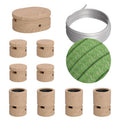 Filé Symmetric System Kit – mit 5 m CX08-Kabel für Lichterketten und 9 Holzelementen für den Innenbereich