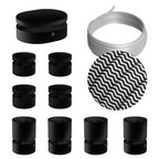 System Filé Symmetric Kit – mit CZ04 Kabel, 5 m für Lichterketten und 9 lackierte schwarze Holzelemente für Innenräume