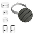 Filé Wiggle System-Set – mit 3 m langem CM03-Kabel für Lichterkette und 5 Komponenten aus weiß lackiertem Holz für den Innenbereich
