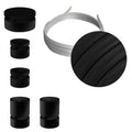 Filé Wiggle System Kit – mit 3 m CM04-Kabel für Lichterketten und 5 schwarz lackierten Holzteilen für den Innenbereich