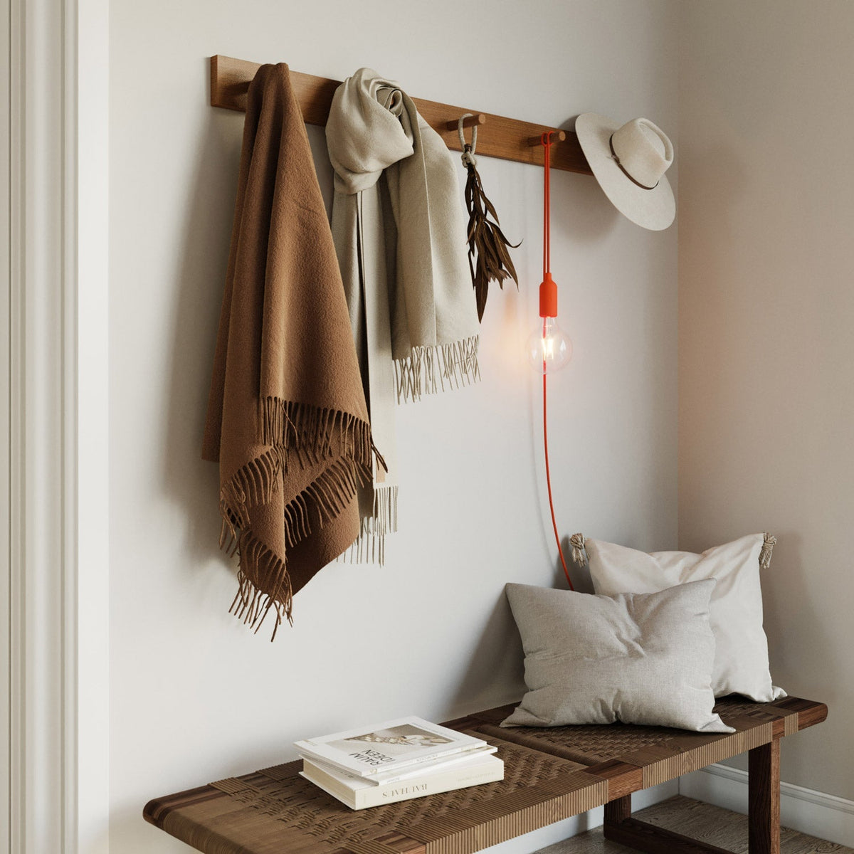 Snake Silikonlampe mit Schalter und Stecker – Orange – Ansicht 2