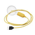 Snake Silikonlampe mit Schalter und Stecker – Gelb