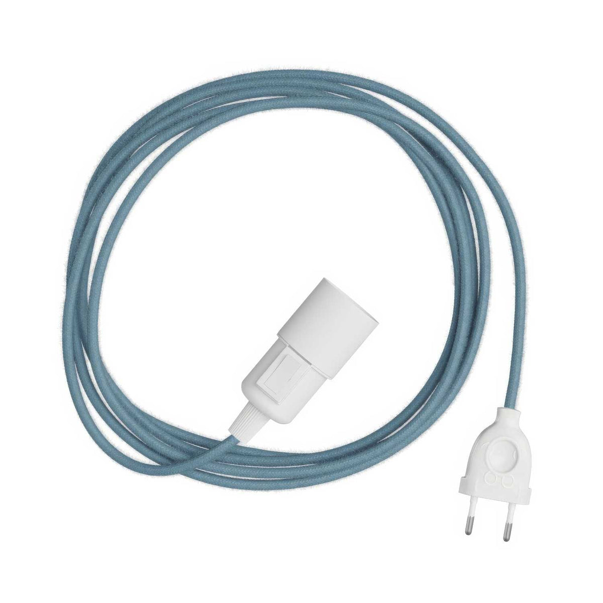 Snake – Plug-in-Lampe mit farbigem Stoffkabel RC53