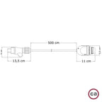 Snake Modulair, tragbare Außenleuchte, 5 m Textilkabel, IP65-Fassung und Stecker – Schwarz – Ansicht 4