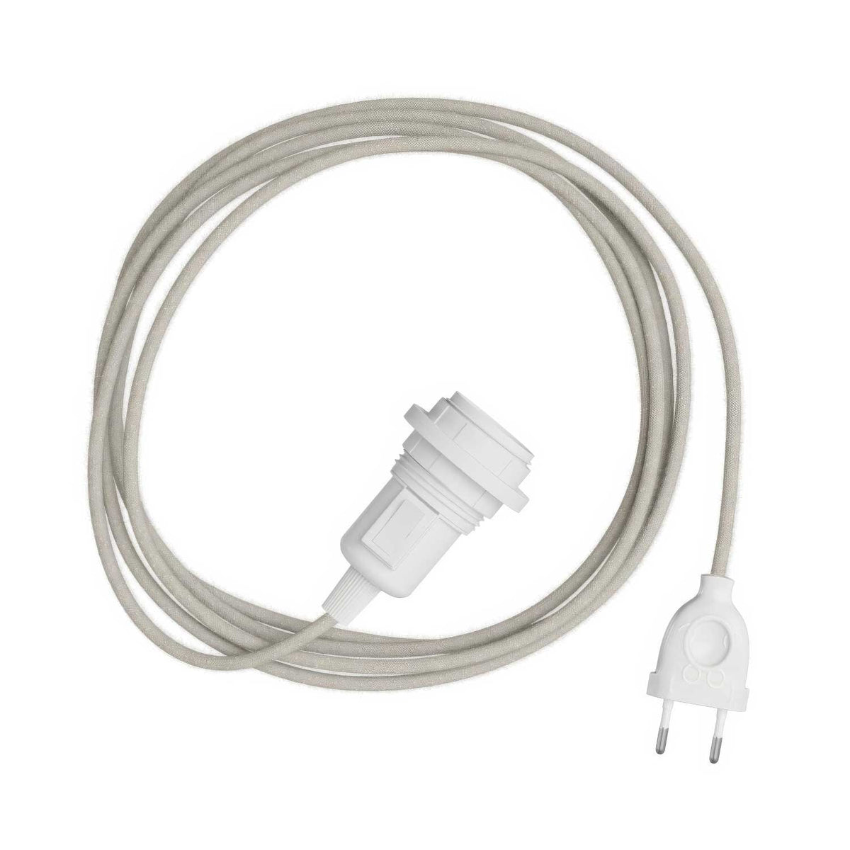 Snake für Lampenschirm – Plug-in-Lampe mit Textilkabel RN01