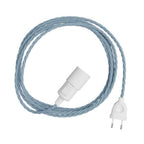 Snake Twisted – Plug-in-Lampe mit geflochtenem Stoffkabel TC53