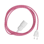 Snake Twisted – Plug-in-Lampe mit geflochtenem Textilkabel TM08
