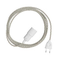 Snake Twisted – Plug-in-Lampe mit geflochtenem Stoffkabel TN01