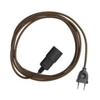 Snake Zig-Zag – Plug-in-Lampe mit Textilkabel in Zig-Zag-Optik RZ24