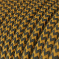 Snake Zig-Zag für Lampenschirm – Plug-in-Lampe mit Stoffkabel im Zig-Zag-Muster RZ27 – Ansicht 2
