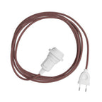 Snake Zig-Zag für Lampenschirm – Plug-in-Lampe mit Stoffkabel im Zig-Zag-Effekt RZ28
