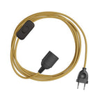 SnakeBis – Verkabelung mit Lampenfassung und farbigem Stoffkabel RM25