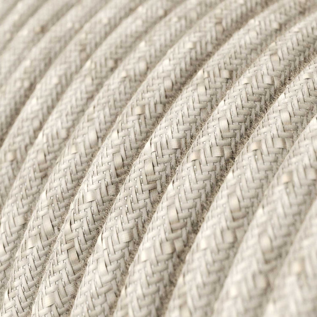 SnakeBis für Lampenschirm – Verkabelung mit Lampenfassung und farbigem Textilkabel RN01 – Ansicht 2