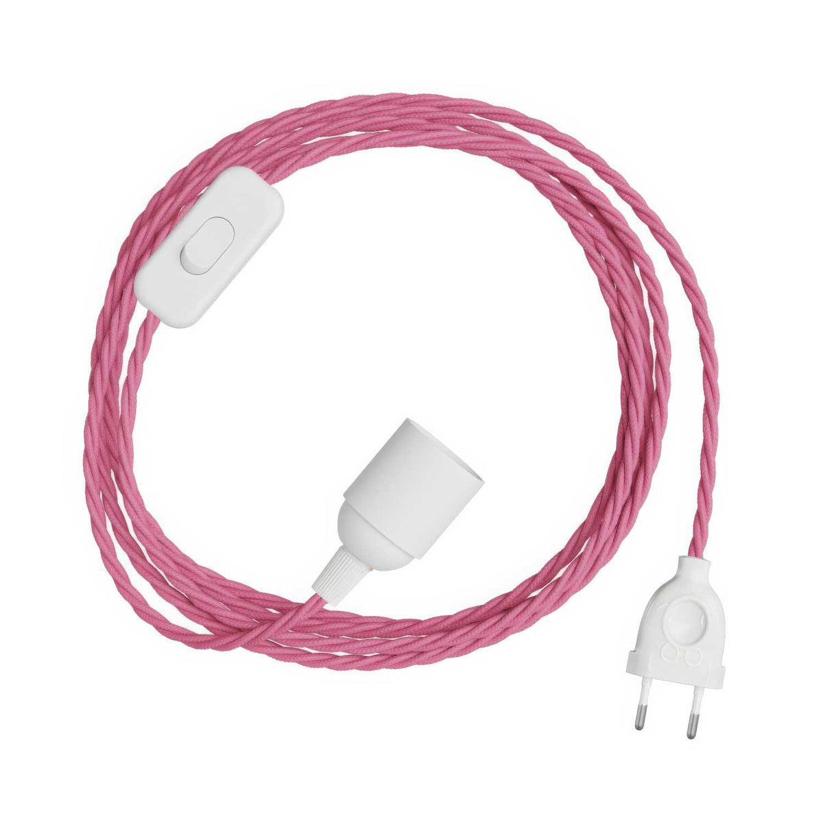 SnakeBis Twisted – Verkabelung mit Lampenfassung und geflochtenem Stoffkabel TM08