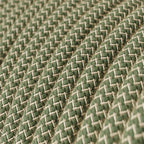 SnakeBis Zig-Zag für Lampenschirm – Verkabelung mit Lampenfassung und Stoffkabel im Zig-Zag-Look RD72 – Ansicht 2
