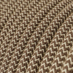 SnakeBis Zickzack für Lampenschirm – Verkabelung mit Lampenfassung und Stoffkabel im Zickzack-Look RD73 – Ansicht 2