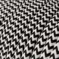 SnakeBis Zig-Zag für Lampenschirme – Verkabelung mit Lampenfassung und Zig-Zag-Stoffkabel RZ04 – Ansicht 2