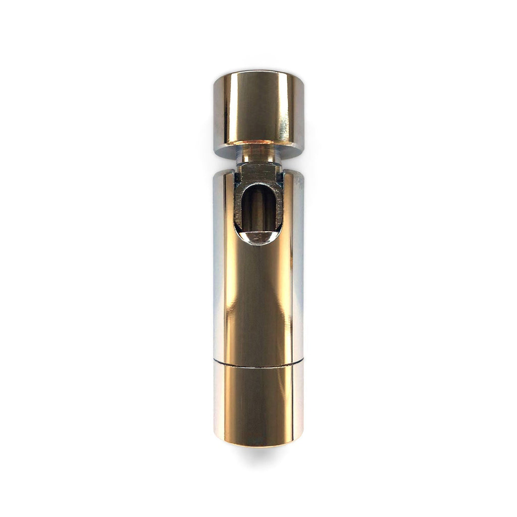 Schwenkbares Gelenk aus Metall – Chrom
