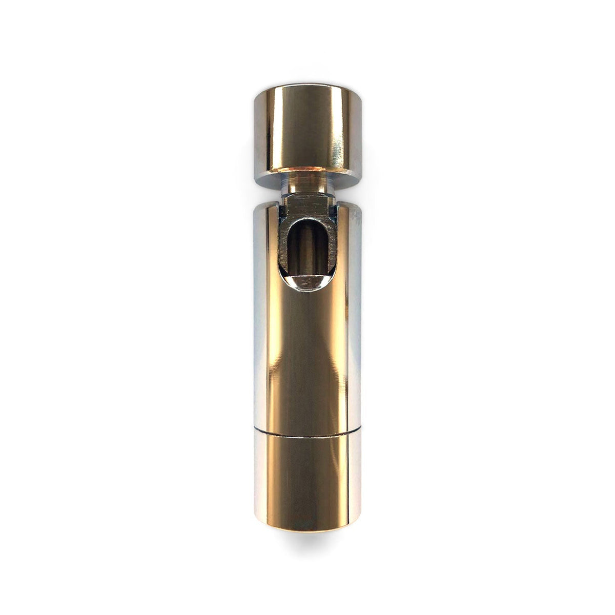 Schwenkbares Gelenk aus Metall – Chrom