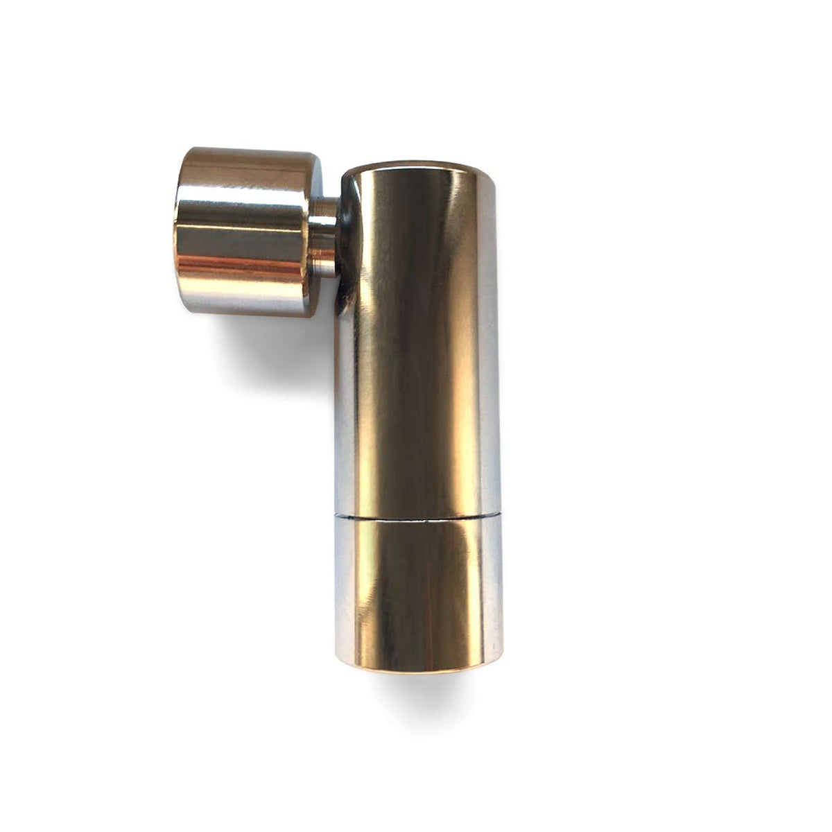 Schwenkbares Gelenk aus Metall – Chrom – Ansicht 2