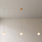 Spider – Mehrfach-Pendelleuchte mit 3 Abhängungen und Metallfinish – Satinbronze – Ansicht 3