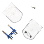 Stecker 2-polig 10A (klein) - IMQ - Made in Italy - Transparent – Ansicht 2