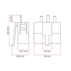 Stecker DCL 2P+T – Ansicht 2