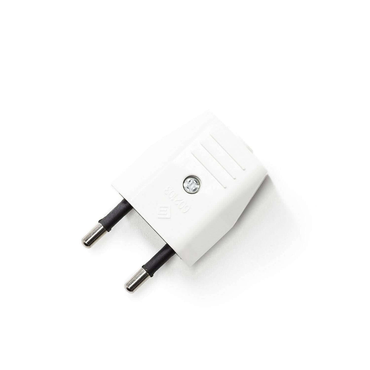 Kreativstecker Zweipolig 10A – Weiß
