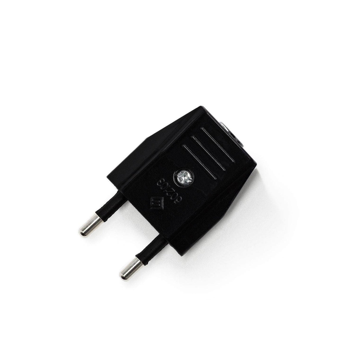 Europäischer Stecker Creative Plug 2-polig 10A – Schwarz