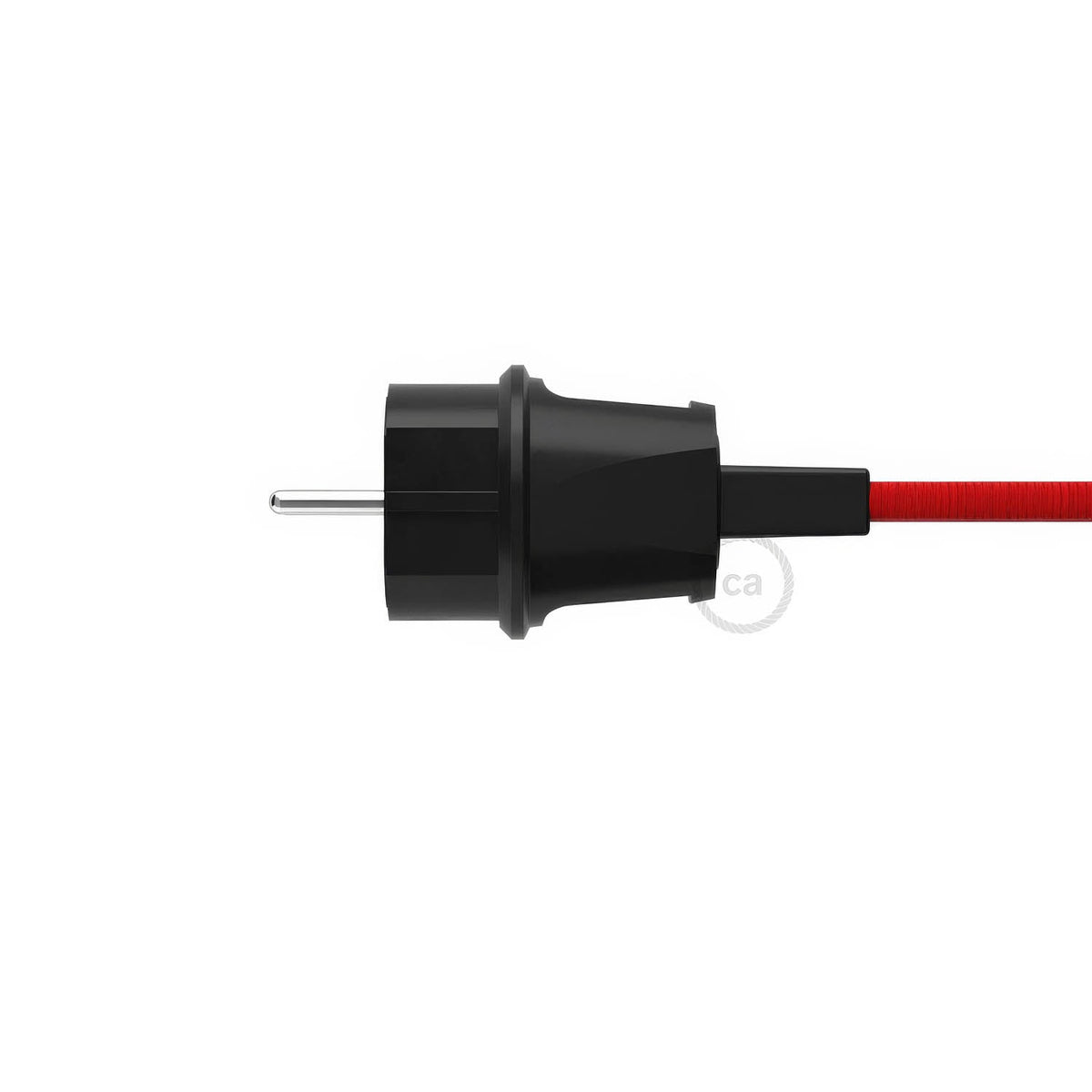 Französisch-Deutscher Stecker schwarz für Lumet Lichterketten-System