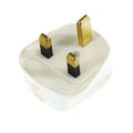 UK-Stecker, 3-polig – Weiß