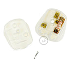 UK-Stecker, 3-polig – Weiß – Ansicht 2